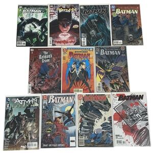 DC Comics Batman Comic Book Lot 11 Issue Detective Comics Eternal Blackest Night